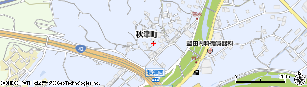 和歌山県田辺市秋津町1045周辺の地図