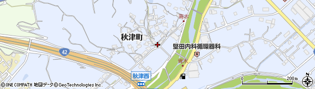 和歌山県田辺市秋津町1133周辺の地図