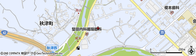 和歌山県田辺市秋津町94周辺の地図