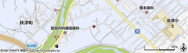 和歌山県田辺市秋津町41周辺の地図