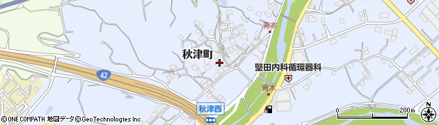 和歌山県田辺市秋津町1129周辺の地図