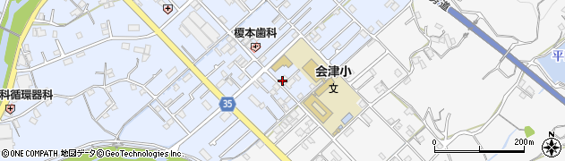 和歌山県田辺市秋津町210周辺の地図