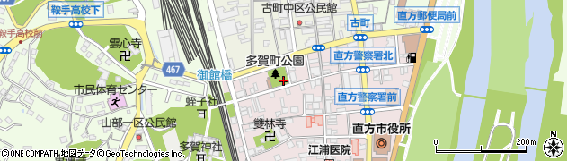 多賀町公園周辺の地図