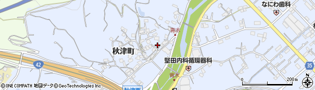 和歌山県田辺市秋津町1144周辺の地図