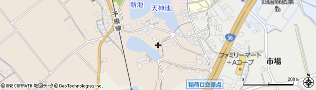 愛媛県伊予市尾崎481周辺の地図