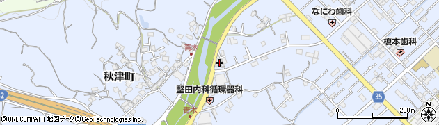 和歌山県田辺市秋津町98周辺の地図