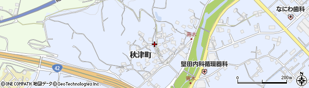 和歌山県田辺市秋津町1123周辺の地図