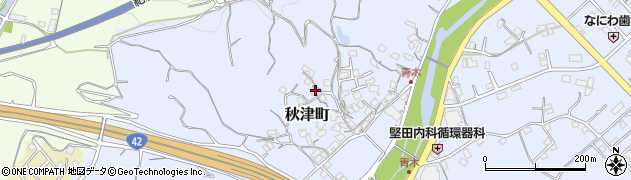 和歌山県田辺市秋津町1048周辺の地図