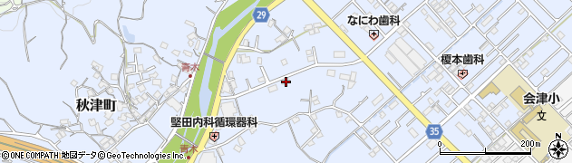 和歌山県田辺市秋津町84周辺の地図