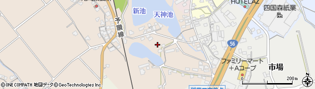 愛媛県伊予市尾崎483周辺の地図