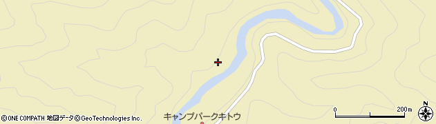 徳島県那賀町（那賀郡）木頭折宇（権田）周辺の地図