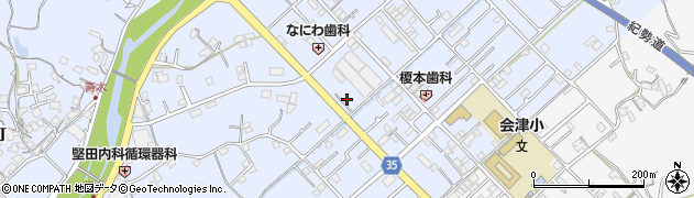 和歌山県田辺市秋津町189周辺の地図