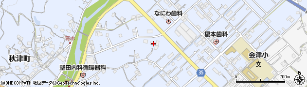 和歌山県田辺市秋津町57周辺の地図