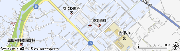 和歌山県田辺市秋津町190周辺の地図