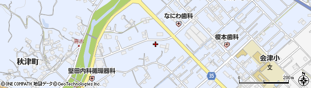 和歌山県田辺市秋津町59周辺の地図