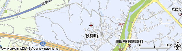 和歌山県田辺市秋津町1049周辺の地図
