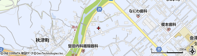 和歌山県田辺市秋津町78周辺の地図