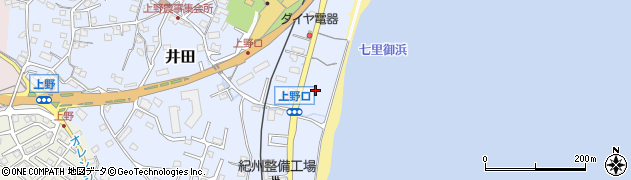 上野口周辺の地図