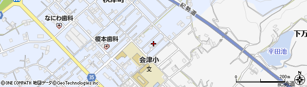 和歌山県田辺市秋津町261周辺の地図