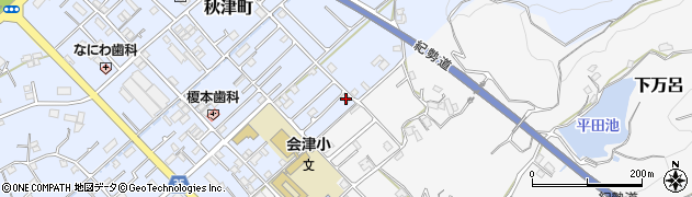 和歌山県田辺市秋津町262周辺の地図