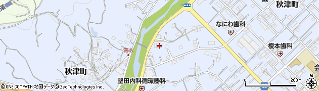 和歌山県田辺市秋津町110周辺の地図