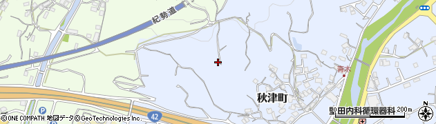 和歌山県田辺市秋津町999周辺の地図