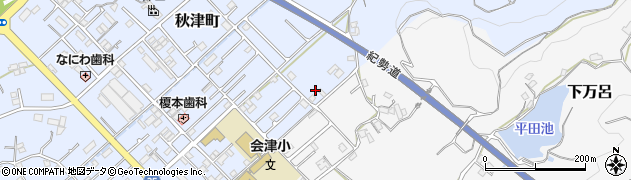 和歌山県田辺市秋津町371周辺の地図