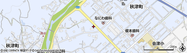 和歌山県田辺市秋津町174周辺の地図