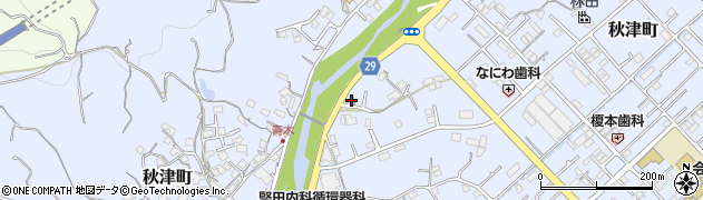 和歌山県田辺市秋津町116周辺の地図
