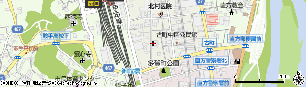 福岡県直方市古町13-30周辺の地図