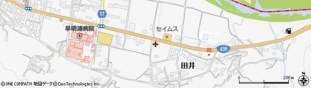 高知県土佐町（土佐郡）田井周辺の地図