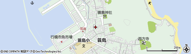 福岡県行橋市蓑島周辺の地図