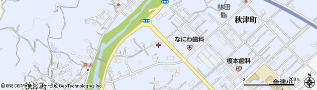 和歌山県田辺市秋津町68周辺の地図