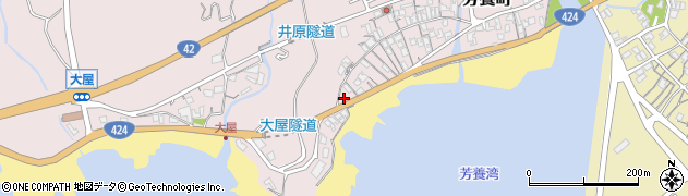 和歌山県田辺市芳養町849周辺の地図