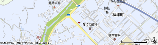 和歌山県田辺市秋津町153周辺の地図