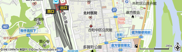 福岡県直方市古町12-13周辺の地図