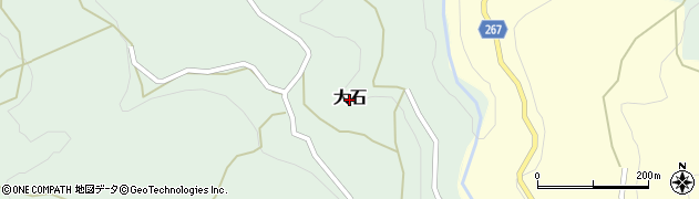 高知県本山町（長岡郡）大石周辺の地図