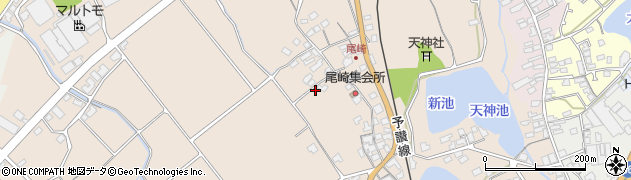 愛媛県伊予市尾崎280周辺の地図