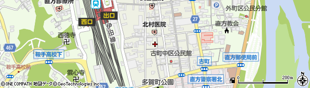 福岡県直方市古町12周辺の地図