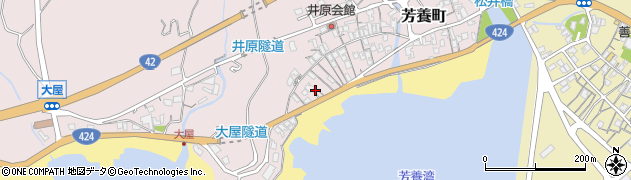 和歌山県田辺市芳養町874周辺の地図