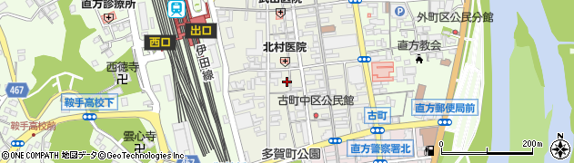福岡県直方市古町12-5周辺の地図