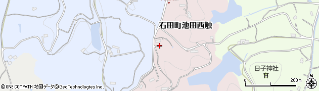 長崎県壱岐市石田町池田西触1305周辺の地図
