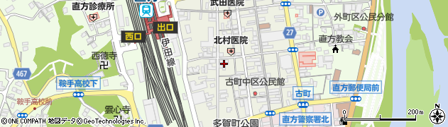 福岡県直方市古町12-1周辺の地図