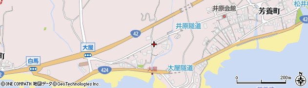 和歌山県田辺市芳養町174周辺の地図