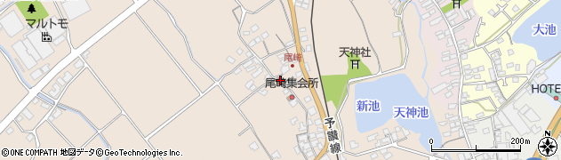 愛媛県伊予市尾崎329周辺の地図