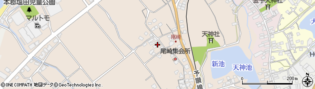 愛媛県伊予市尾崎318周辺の地図