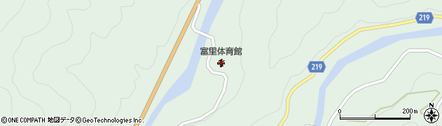 田辺市富里体育館周辺の地図
