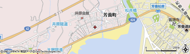 和歌山県田辺市芳養町943周辺の地図