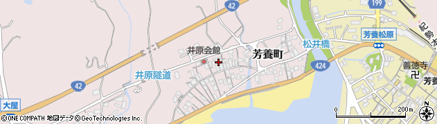 和歌山県田辺市芳養町925周辺の地図