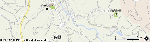 福岡県福津市内殿149周辺の地図